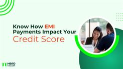 EMI impact on credit score