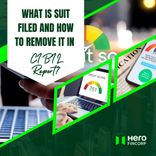 how to remove suit filed in cibil