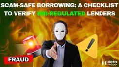 Checklist To Verify Rbi-Regulated Lenders And Avoid Personal Loan Scams In India.